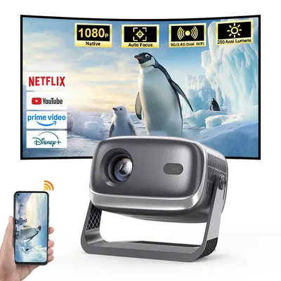 Özel Model Bestseller Taşınabilir Projektor Otomatik Odaklama 1080P Ev Ofis Yatak Odası Duvar Projektörü Ev Sinemas 4K - 3