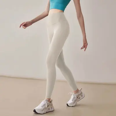 Damen Yoga-Leggings Hochbund Po-Push-up Anti-Rollrand - 7