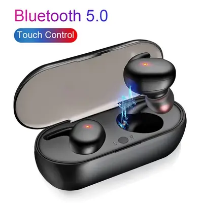 Y30/TWS-4/TWS-5 touch Bluetooth earbuds, frosted finish, power indicator