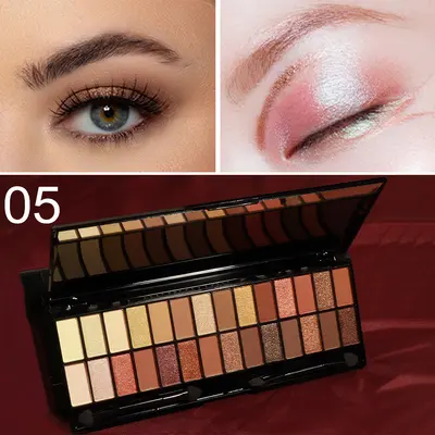 cmaadu 28-Farben Matt- und Schimmer-Lidschattenpalette - 9