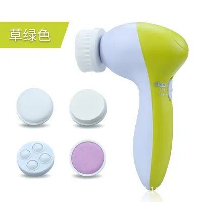 Electric five-in-one, seven-in-one facial cleansing device, rotating tool, pore cleaning brush, large LED beauty device. - 9