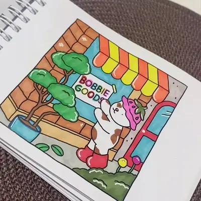 Ayı boyama kitabı, çocuklar için eğitici boyama kitabı