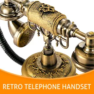 Döner Kadranlı Retro Telefon Avrupa Tarzı Antika Görünümlü - 4