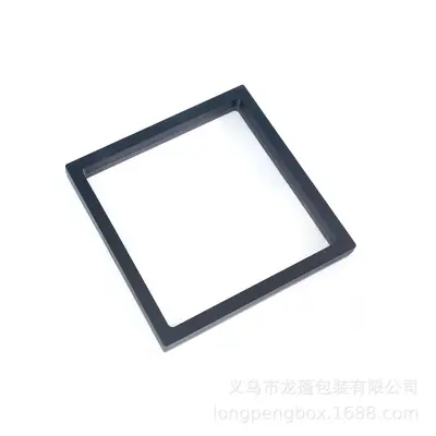 Promotional Transparent Dustproof PE Film Suspended Box Jewelry Ring Display Box Pendant Necklace Packaging Box Jewelry Storage Box
