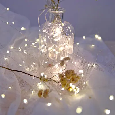 LED String Light with Star Lights and Battery Box for Festival Bouquet Decoration - 2