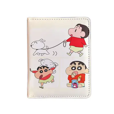 Crayon Shin-chan pasaport ve kart tutucu