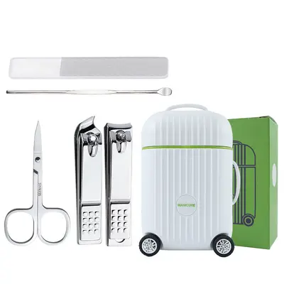 Mini travel nail care set, portable nail clippers - 8
