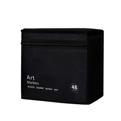 48 Color Art Brush Marker Pen Set, Stackable - 5
