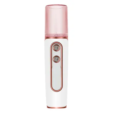 Çift Delikli Sprey Su Takviye Cihazı El Tipi Taşınabilir USB Şarjlı Yüz Nemlendiricisi Güzellik Cihazı Mini Soğuk Sprey Nemlendirici