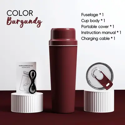 Electric portable mini juicer cup, wireless - 10