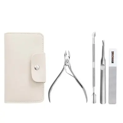 Nail care set, stainless steel, 4-piece - 6