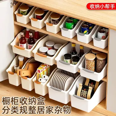 Tilted-mouth kitchen storage box, large capacity - 2