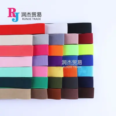 Elastik Bant, 4 cm, Düz Renk, 150 Renk Seçeneği - 5