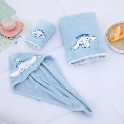 Banyo havlu seti, mercan polar, 2 veya 3 parça - 5