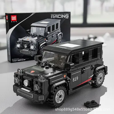 Off-Road Araba Yapı Taşı Seti, Lego Uyumlu, Çocuk Hediyesi - 9