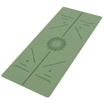 Coconut Shell Yoga Mat, Natural Rubber, Non-Slip PU - 5