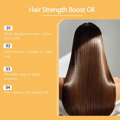 GleamXi Moisturizing Hair Oil, Lightweight, Smoothing, Non-Greasy - 5