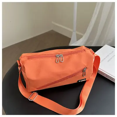 Large Capacity Canvas Single-Shoulder Bag for Short Trips - 9