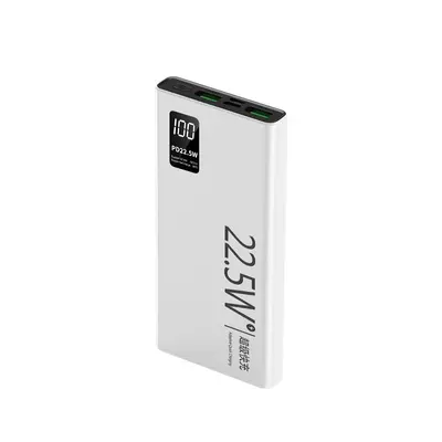 Dünya Çapında Toptan Süper Hızlı Şarj Entegre Kablolu Yüksek Kapasiteli 20000mAh Powerbank 22.5W Logo Baskılı Hediye
