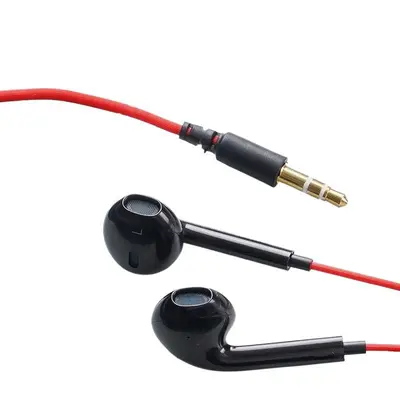 Streamer in-ear headphones, 2m-5m cable, microphone, heavy bass