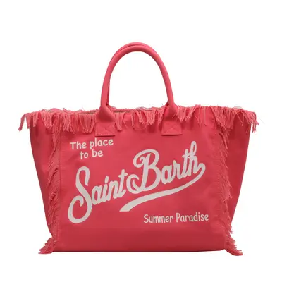 Large Capacity Tasseled Printed Women's Beach Tote Bag - 9