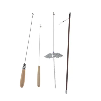 Cat Teaser Wand with Removable Replacement Head - 6