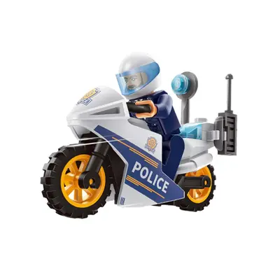 Special Forces Small Brick Building Set with Minifigures, Police Car - 2