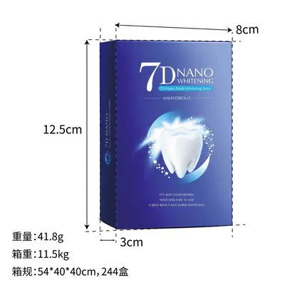 5D7D14 Teeth Whitening Strips with Dry Strip Technology for Bright White Teeth - 4