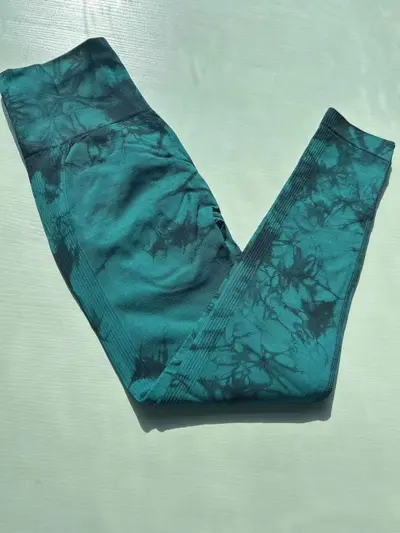 Tie-Dye Yoga Pants, High-Waist Peach Butt Effect - 13