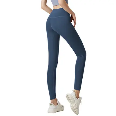 一体裁剪无尴尬线瑜伽服女无袖上衣吸湿排汗纯色健身服夏季春秋款 - 6