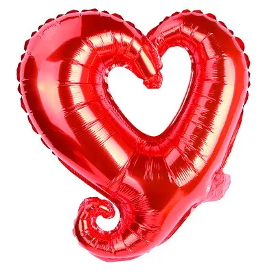18 Zoll herzförmiger Folienballon - 9