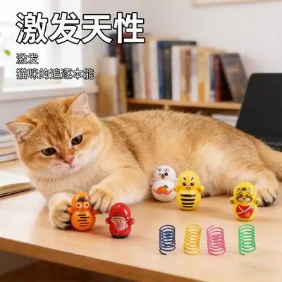 Interactive Cat Toy Set with Scratch Ball and Mouse - 5