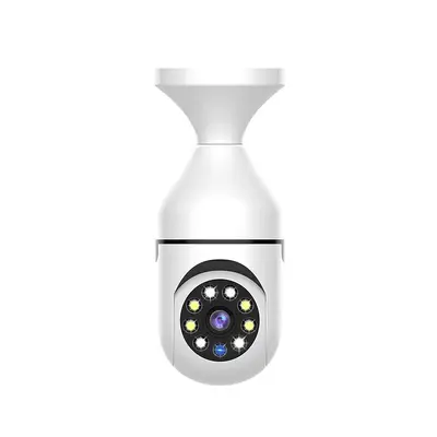 Ampul kamera e27 gece görüş kızılötesi kablosuz 360 derece WIFI izleme güvenlik lensi ev 1080p HD
