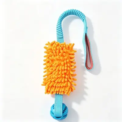 Peluş köpek çiğneme oyuncağı, dayanıklı ve sesli - 8