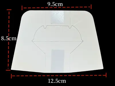 Tabletop Advertising Stand with Paper Back Support for A4/A3 Cards - 8