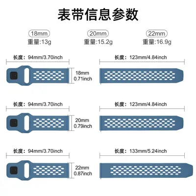 Redmi 5 Silicone Strap Compatible with Samsung Watch, Huawei GT4/5 and Garmin Venu - 4