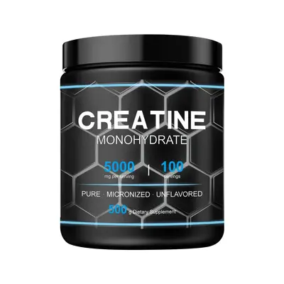 跨境出口 肌酸粉creatine power一水肌酸合物500g 健身必备 现货