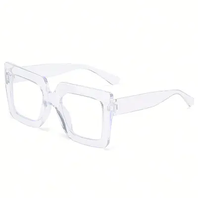Oversized Square Frame Sunglasses Women's Party Style - 7