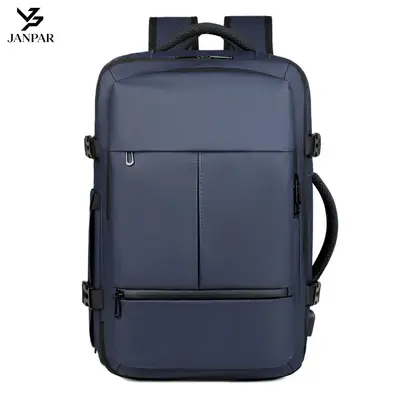New Style Carry-on Backpack for Men, Multi-functional Expandable Business Backpack, Large Capacity Shoe Compartment, Premium Travel School Bag - 6