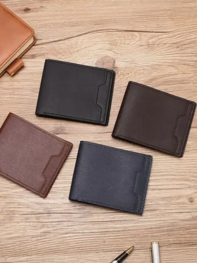 Men's Retro Handmade Wallet with Multiple Card Slots - 2