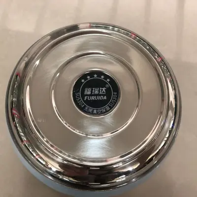 304 Stainless Steel Vacuum Lunch Container, Compartment Student Lunch Box with Plastic Lid