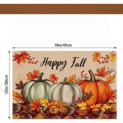 Christmas Digital Print Four-Piece Table Set with Runner and Coasters - 6