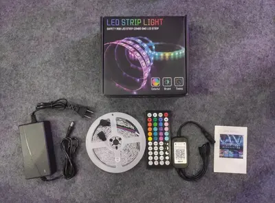Sınır ötesi e-ticaret led set ışığı RGB renkli ışık ile usb arka plan yatak odası e-spor uzaktan kumanda oturma odası renkli karartma ışığı - 11