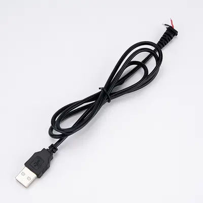 USB Tek Uçlu Veri ve Şarj Kablosu, İki Damarlı, DC Güç Kablosu - 8