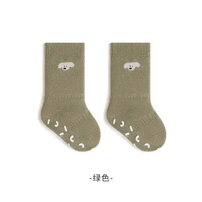 Baby Non-Slip Terry Socks with Silicone Dots, Antibacterial - 11