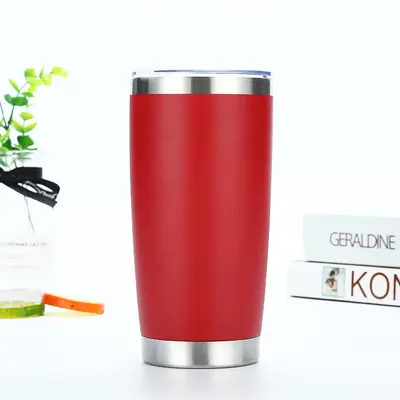 Sınır Ötesi 20oz 304 Paslanmaz Çelik Çift Katmanlı Vakumlu Araç Bardağı - 10