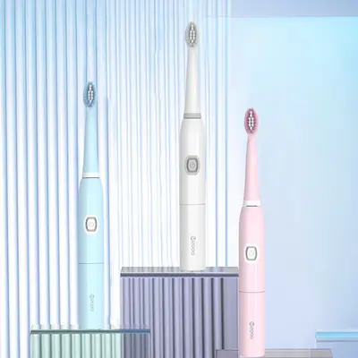 Adult Electric Toothbrush, Single Speed, Battery Powered