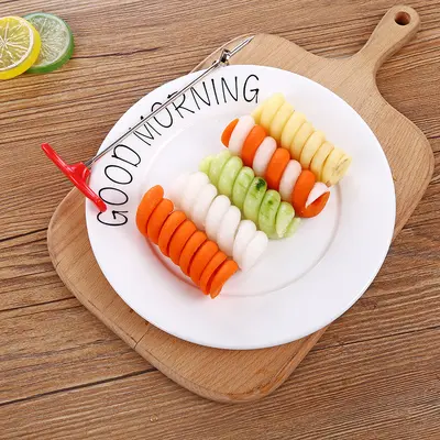 A2590 stainless steel spiralizer for cucumbers and vegetables