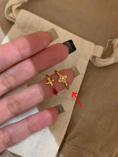 Kadınlar için Vintage Stil S925 Gümüş Zirkon Fırçalanmış Yüzük, Retro Niş Üst Düzey Hafif Lüks Çok Yönlü Açık Yüzük Yeni. - 7