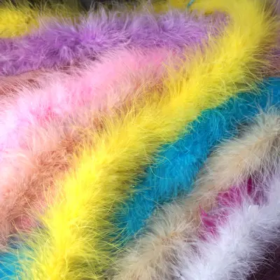 Tam boy peluş hindi tüyü, dekoratif tüy şeritleri, kedi oyuncağı için